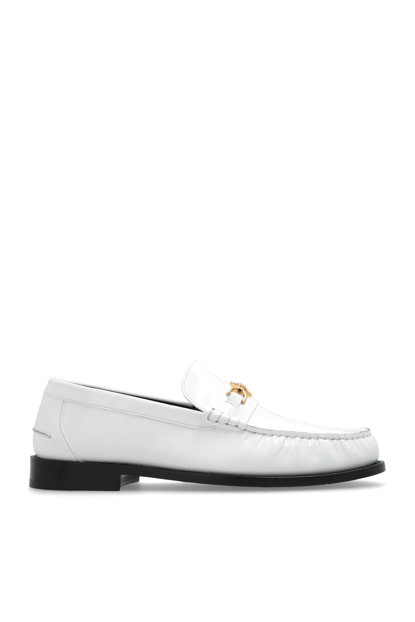 Mens white hot sale versace loafers